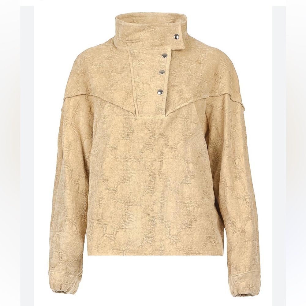 Jacquard anorak Octon | beige